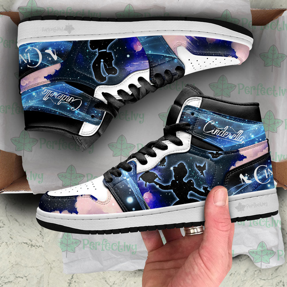 Cinderella Silhouette J1s Sneakers Custom For Fans Sneakers PT10
