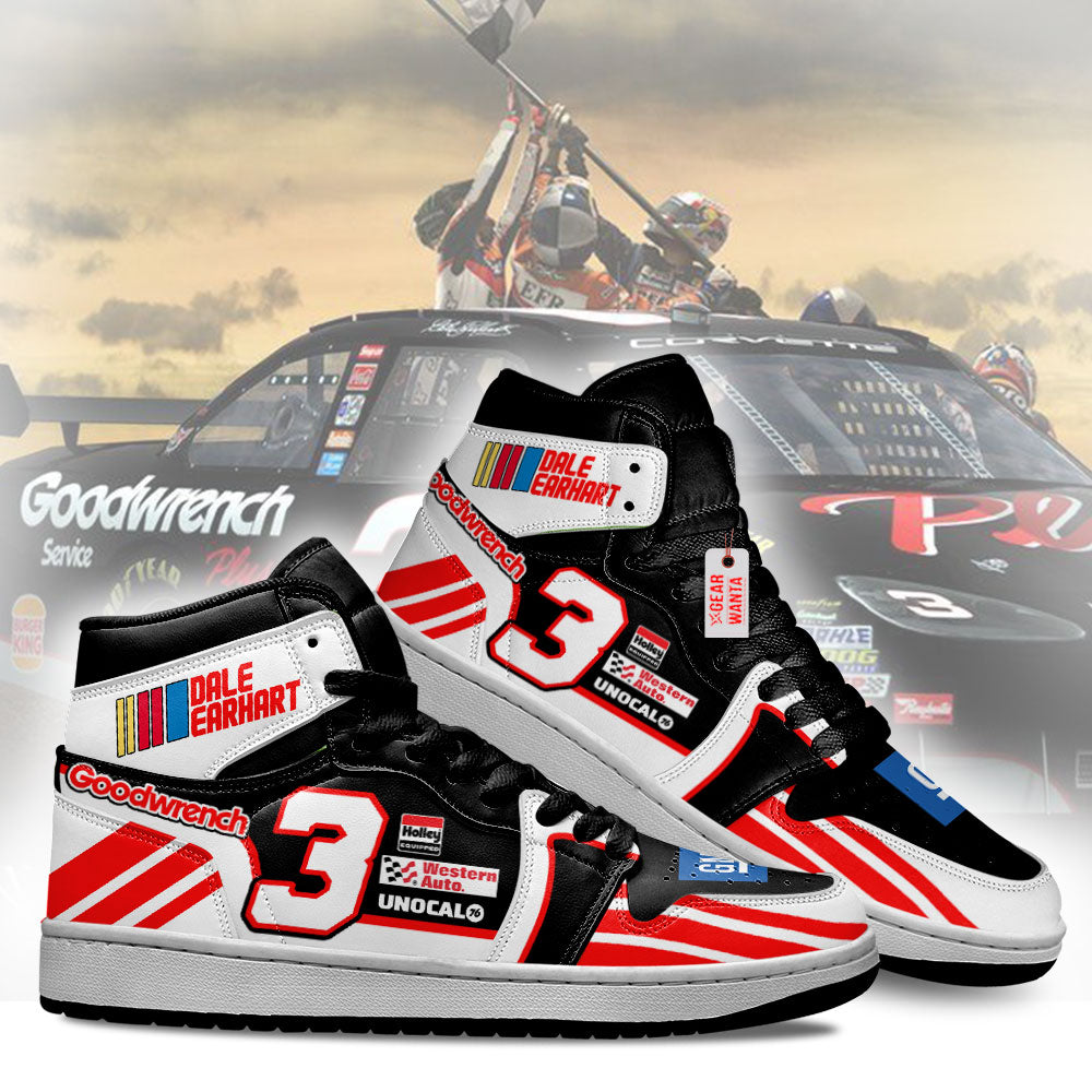 Goodwrench Earnhardt J1s Sneakers Custom #3 Sneakers