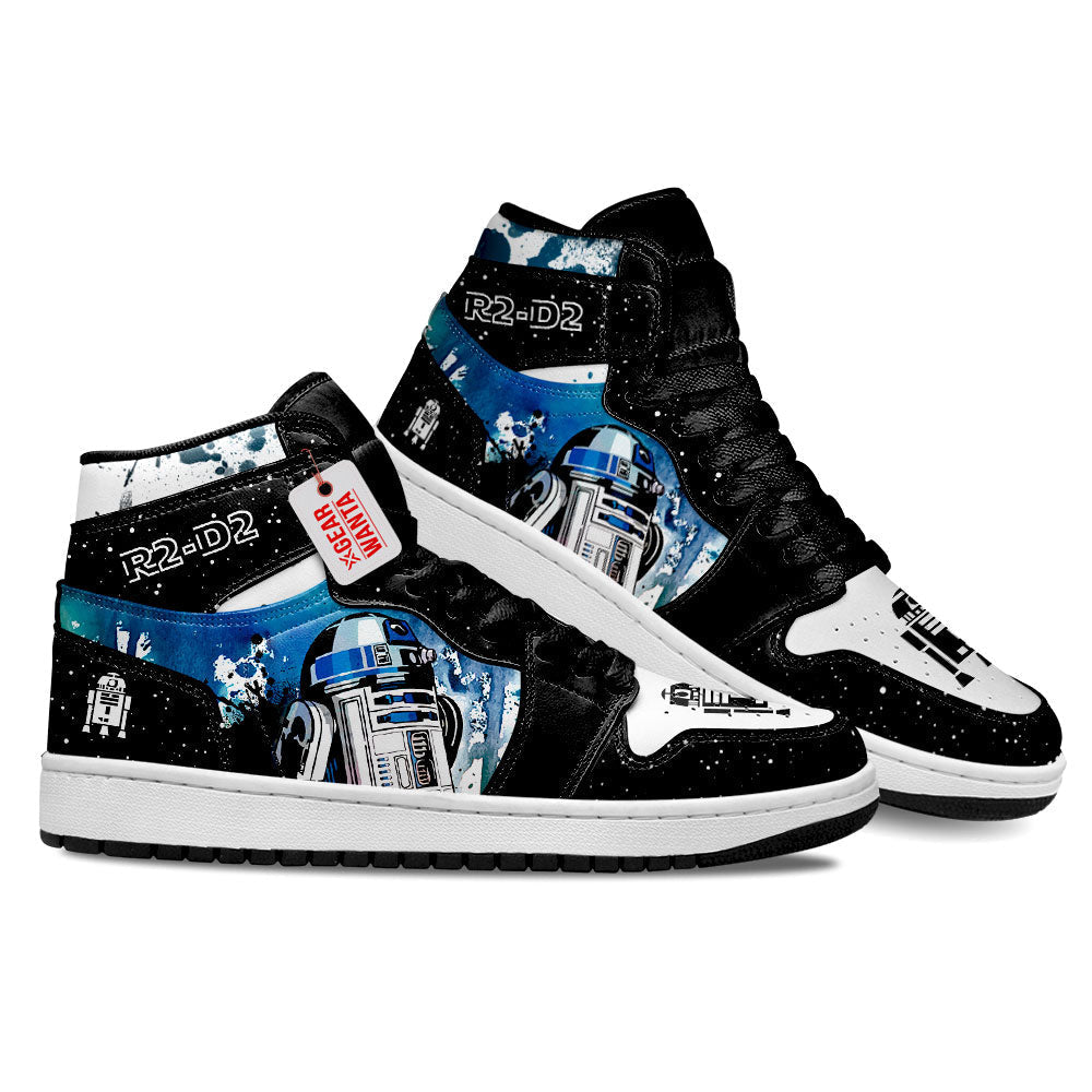 R2-D2 Star Wars J1s Sneakers Custom PT21