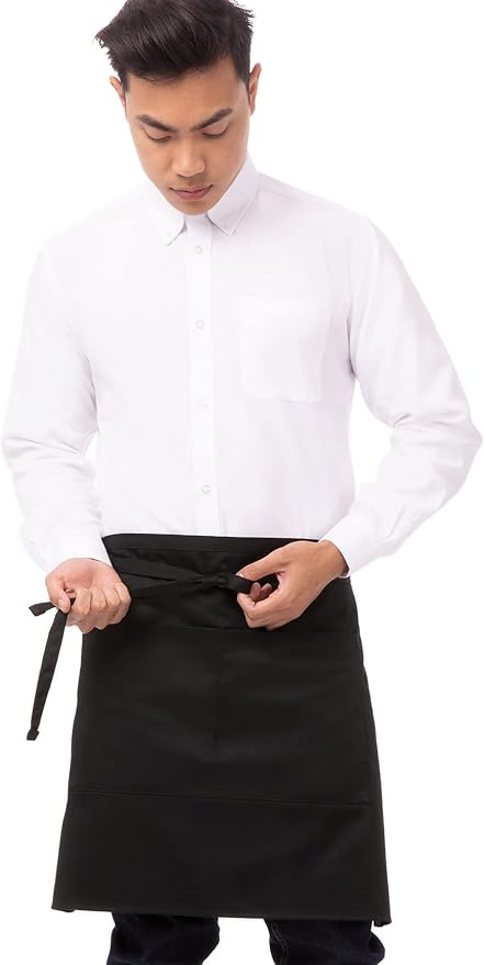 Chef Works Unisex Half Bistro Server Kitchen Apron