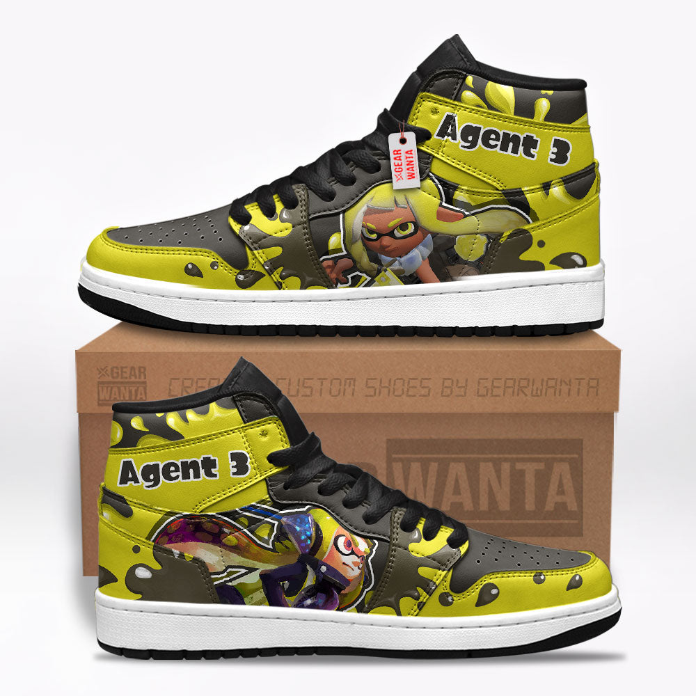 Agent 3 Splatoon J1s Sneakers Custom For Fans TT20
