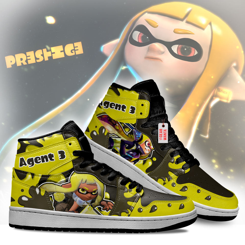 Agent 3 Splatoon J1s Sneakers Custom For Fans TT20