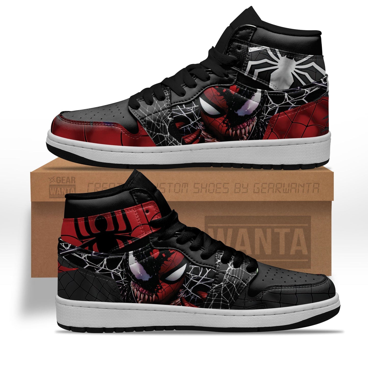 Anti Hero Venom Spiderman J1s Sneakers
