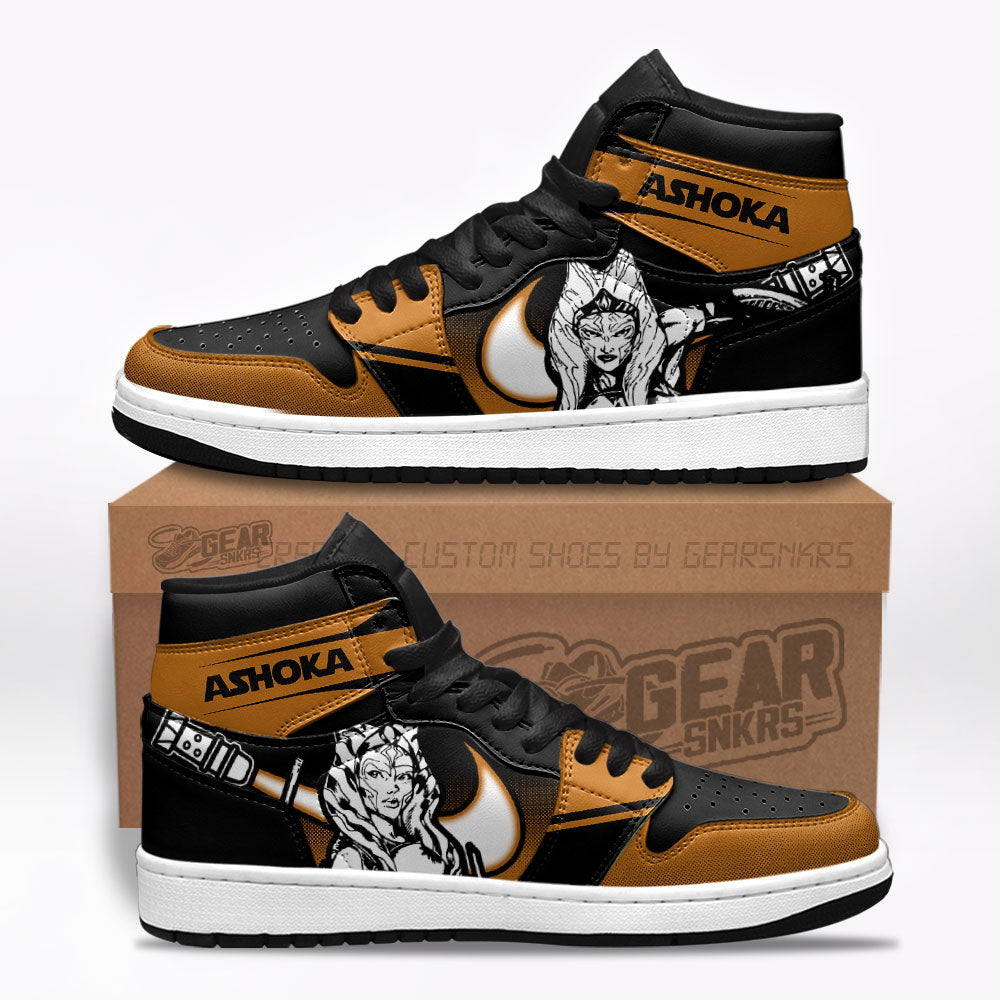 Ashoka Star Wars J1s Sneakers Gifts Idea For Fans TT26