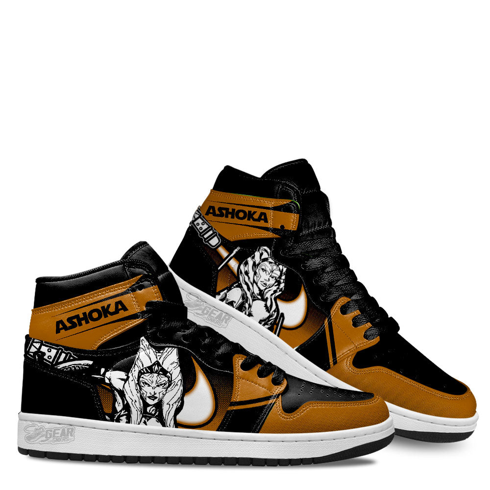 Ashoka Star Wars J1s Sneakers Gifts Idea For Fans TT26
