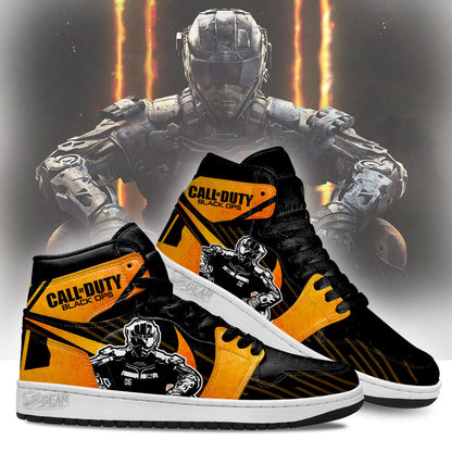 Call of Duty: Black Ops J1 Sneakers Custom For Gamers TT27