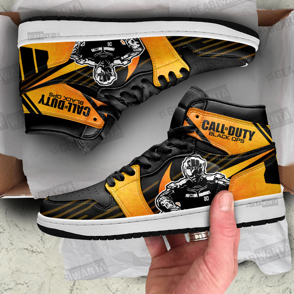 Call of Duty: Black Ops J1 Sneakers Custom For Gamers TT27