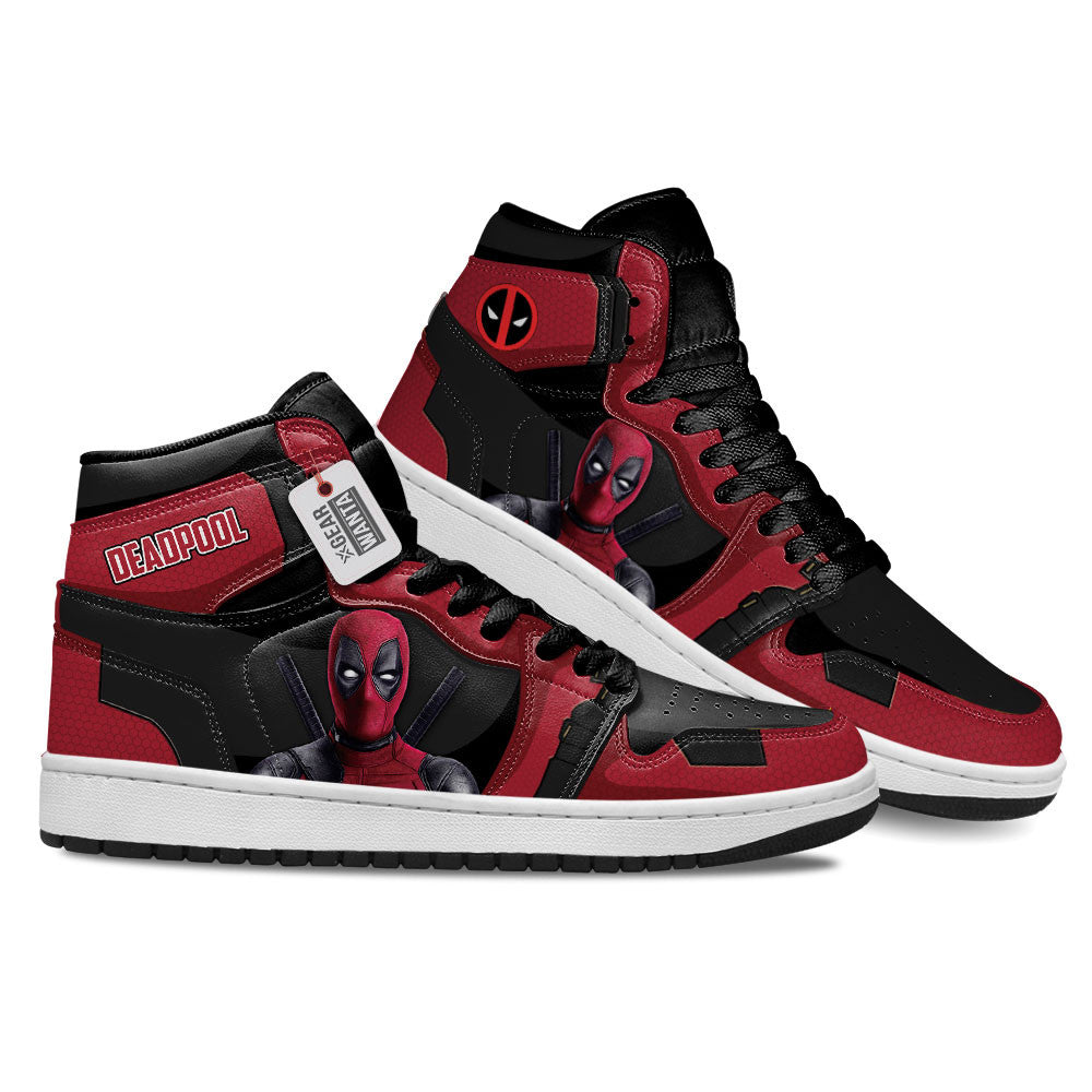 Deadpool J1s Sneakers Superhero Custom Shoes