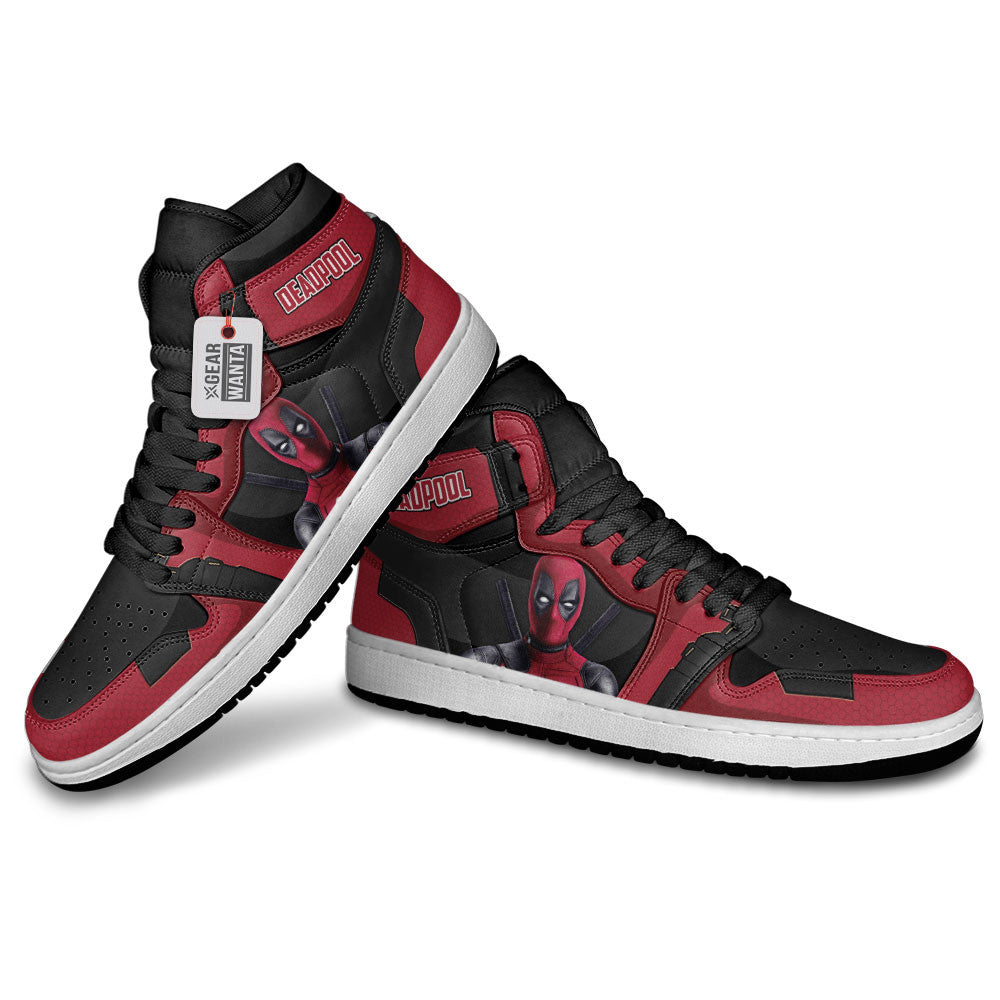 Deadpool J1s Sneakers Superhero Custom Shoes
