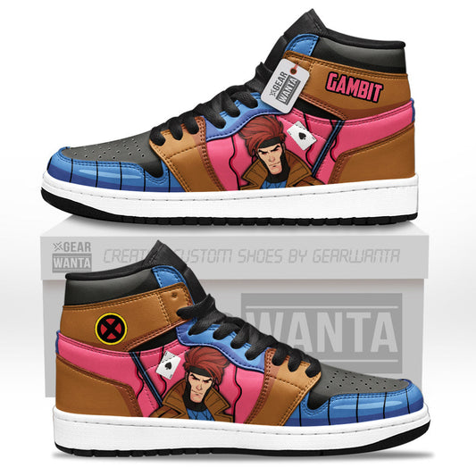 Gambit Remy LeBeau J1s Sneakers Movies Custom Shoes