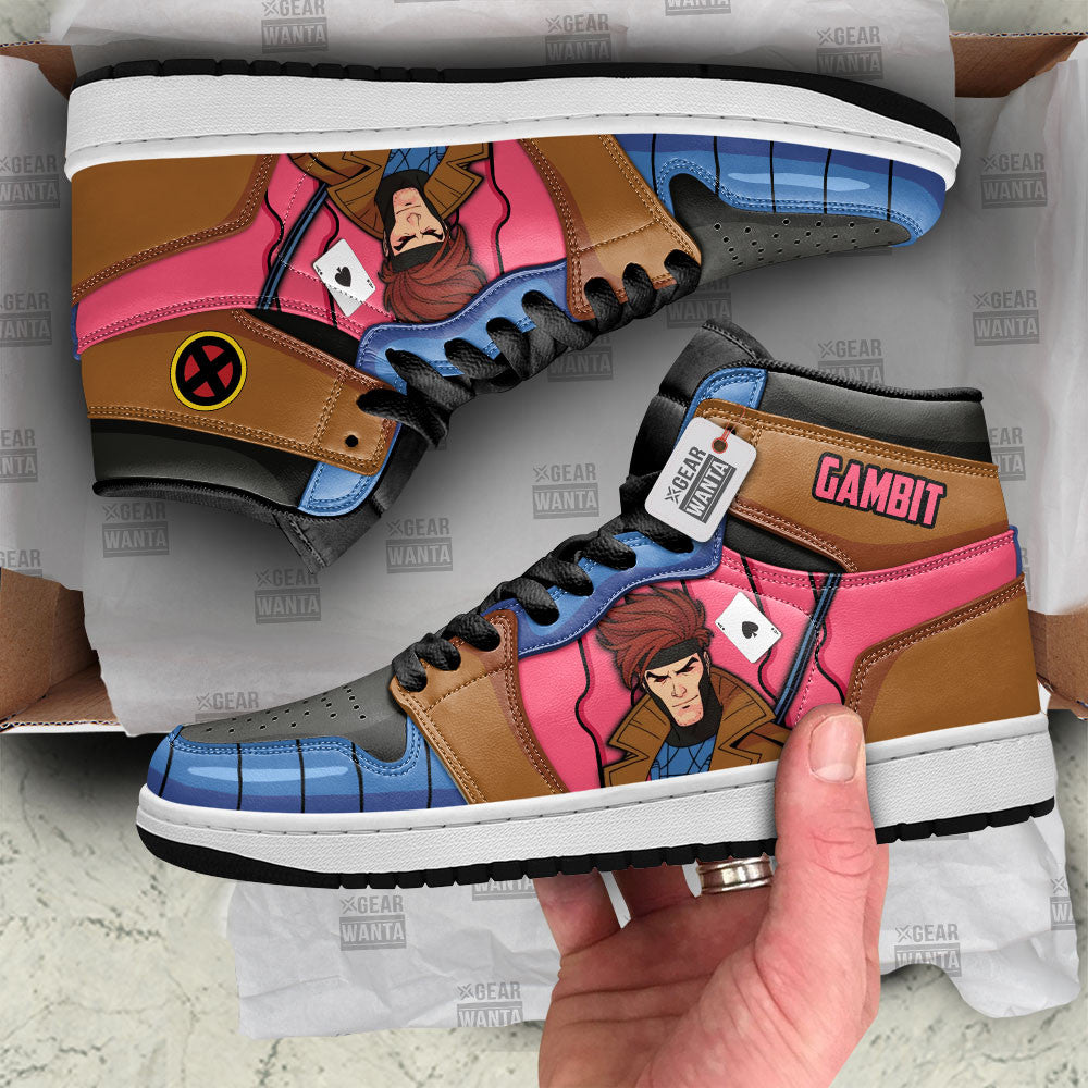 Gambit Remy LeBeau J1s Sneakers Movies Custom Shoes