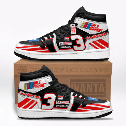 Goodwrench Earnhardt J1s Sneakers Custom #3 Sneakers