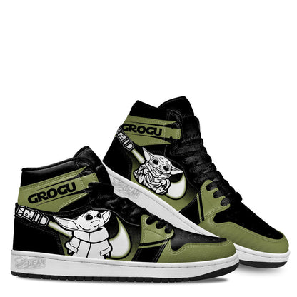 Grogu Star Wars J1s Sneakers Gifts Idea For Fans TT26