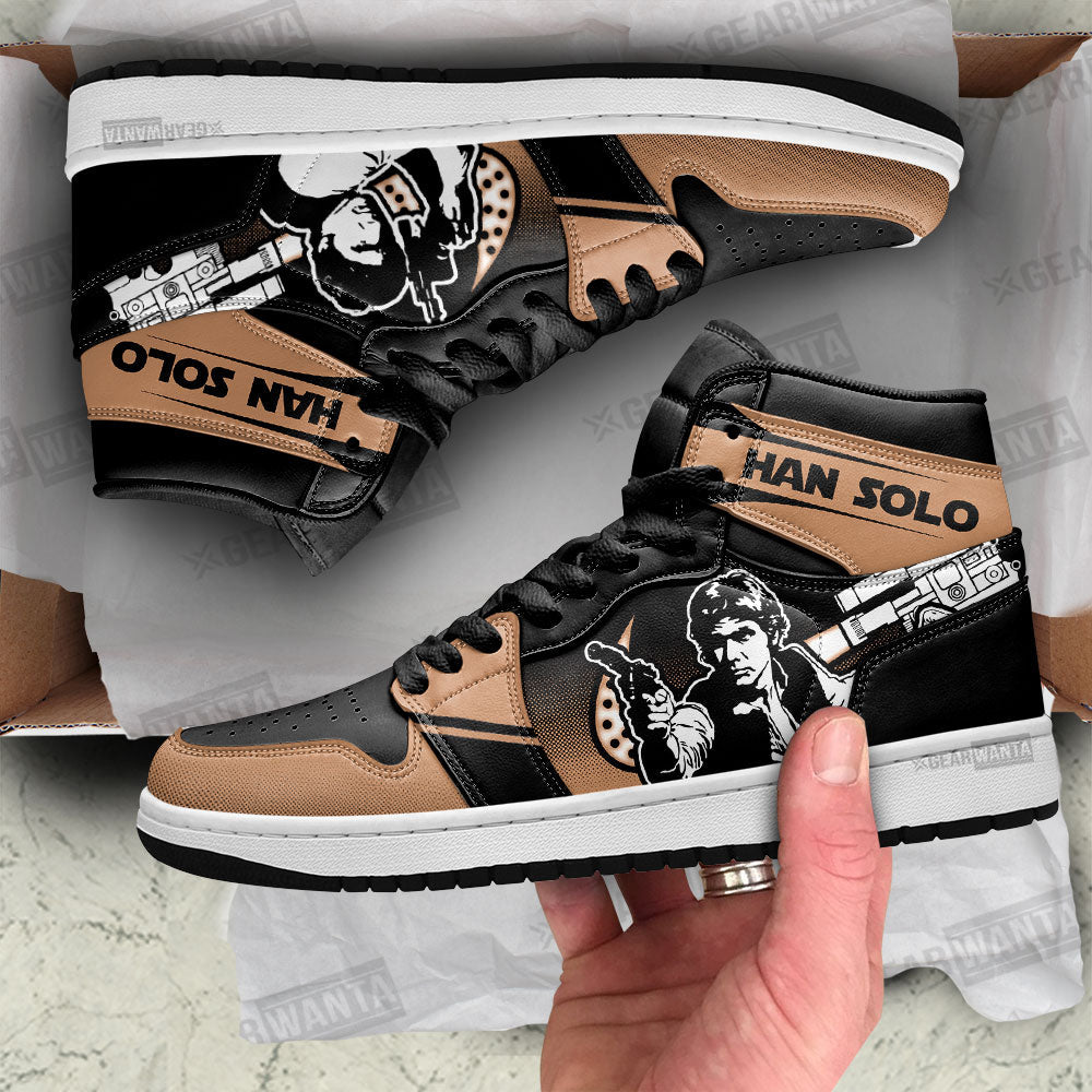 Han Solo J1s Sneakers Custom For Star Wars Fans TT26