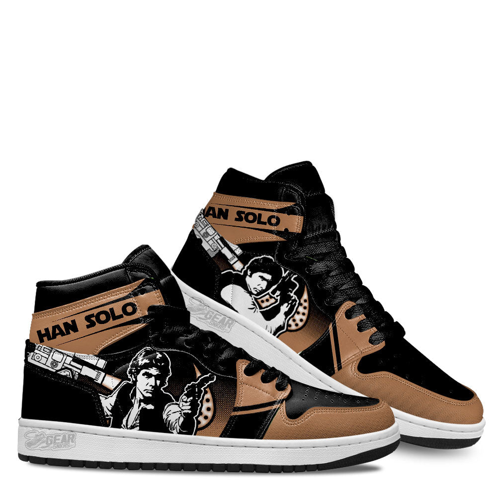 Han Solo J1s Sneakers Custom For Star Wars Fans TT26