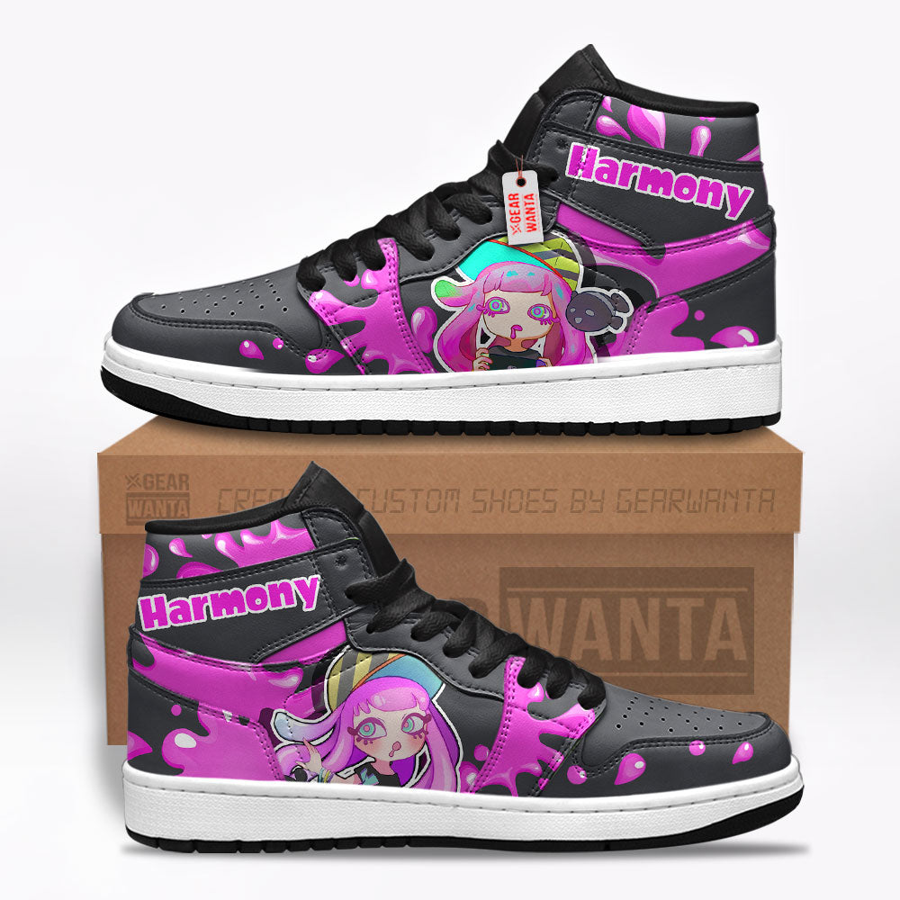Harmony Splatoon J1 Sneakers Custom Shoes For Gaming Fans