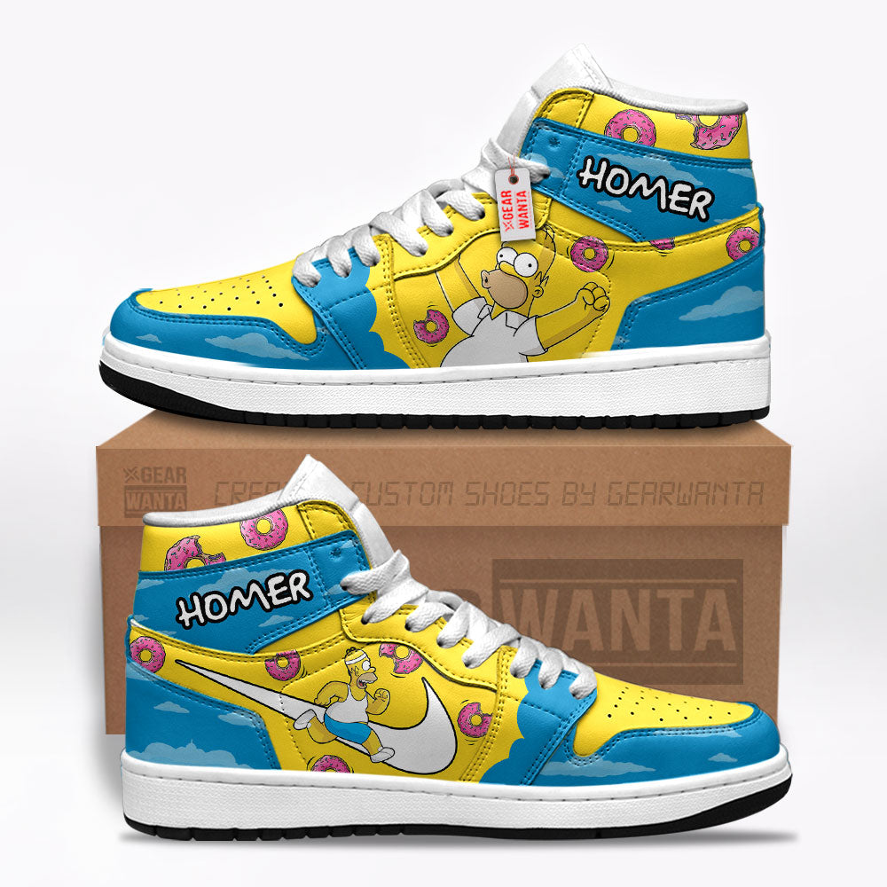 Homer Simpson J1s Sneakers