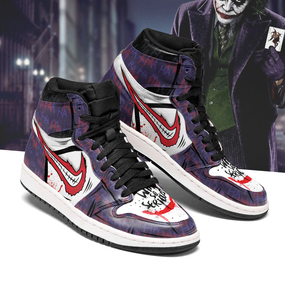 Joker Smile J1s Sneakers Why So Serious