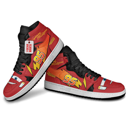 Lightning McQueen J1s Sneakers Custom