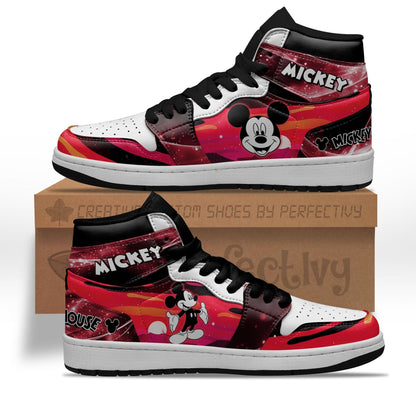 Mickey J1s Sneakers Custom Silhouette Style PT10
