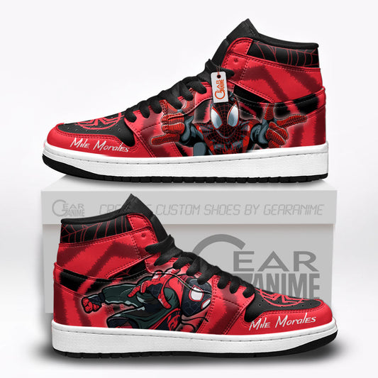 Miles Morales J1 Sneakers Custom For Fans