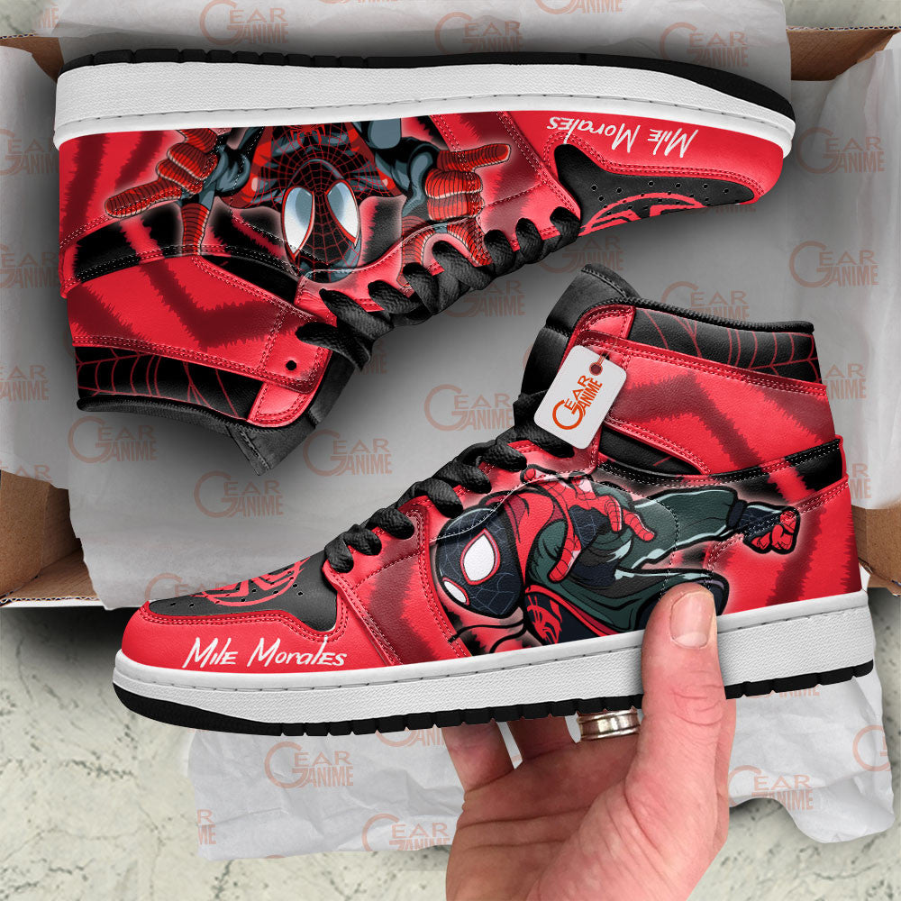 Miles Morales J1 Sneakers Custom For Fans