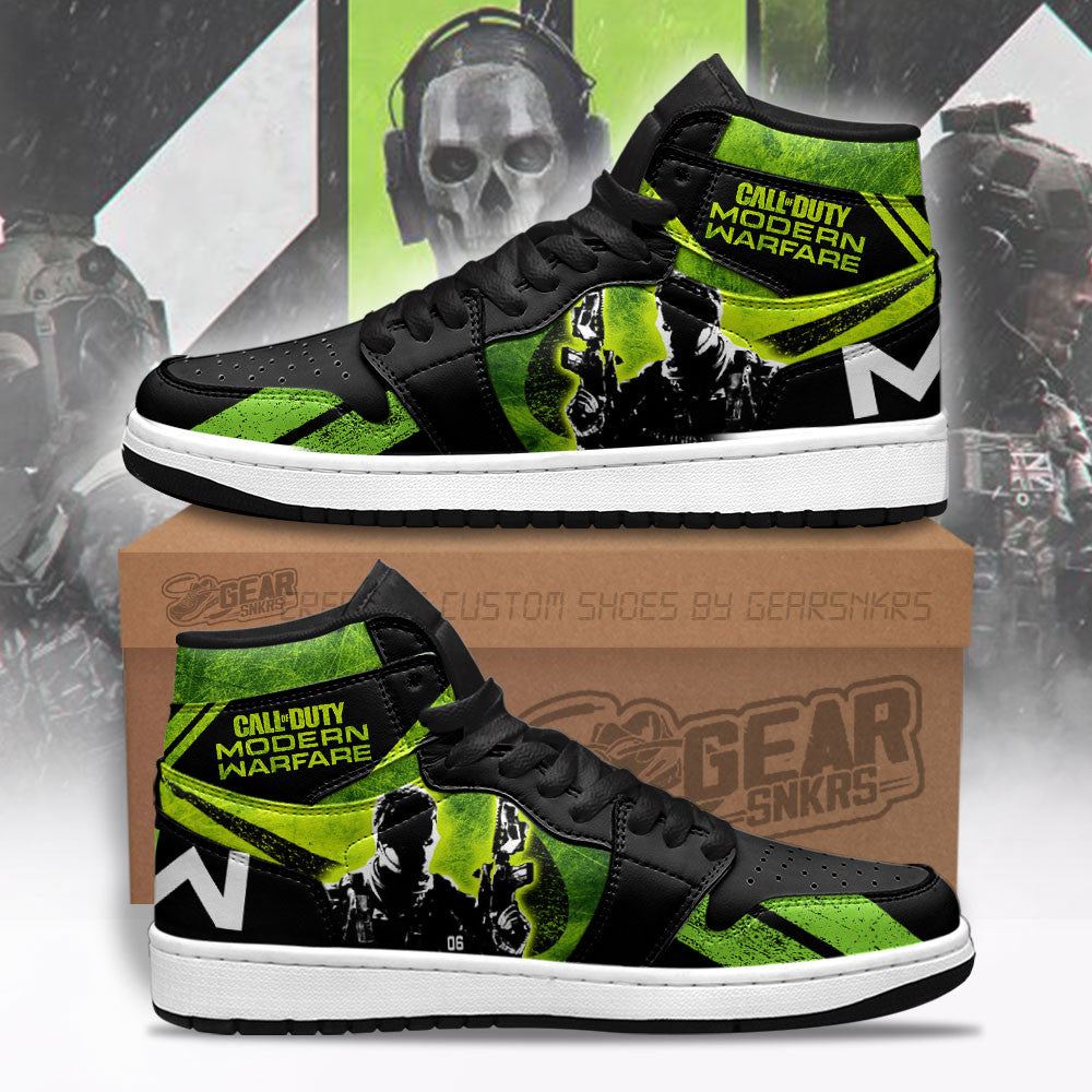 Modern Warefare Call Of Duty J1s Sneakers Gifts Idea For Fans TT27