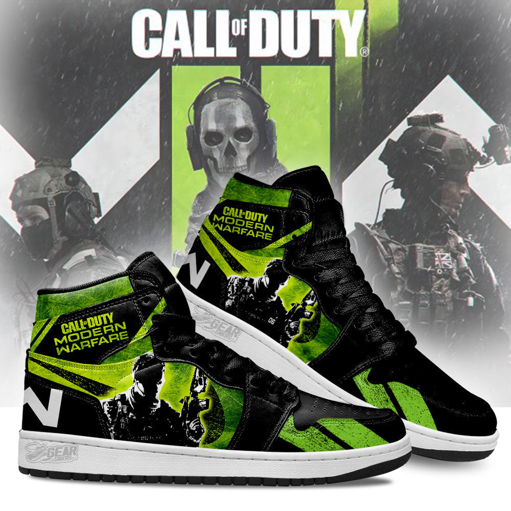 Modern Warefare Call Of Duty J1s Sneakers Gifts Idea For Fans TT27