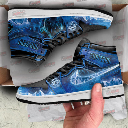 Mortal Kombat Sneakers Sub-zero Ice Style