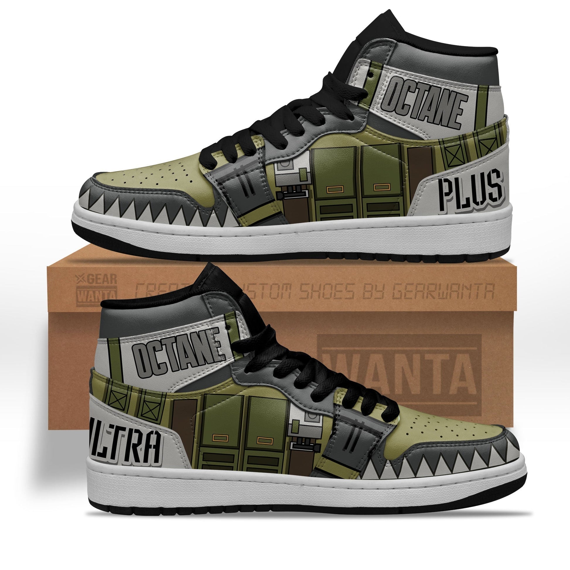 Octane Apex Legends Sneakers Custom Uniform Shoes