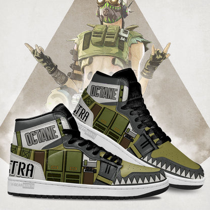 Octane Apex Legends Sneakers Custom Uniform Shoes