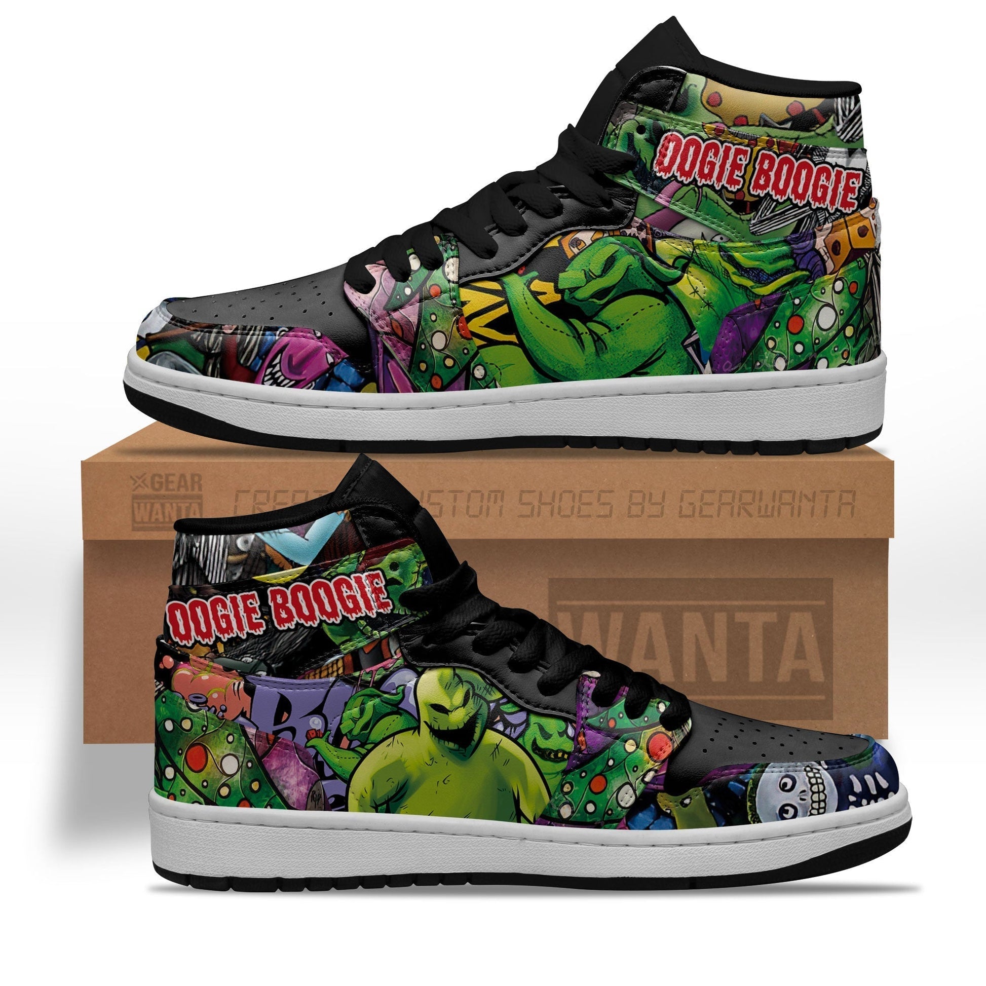 Oogie Boogie J1s Sneakers For The Nightmare Before Christmas Fans