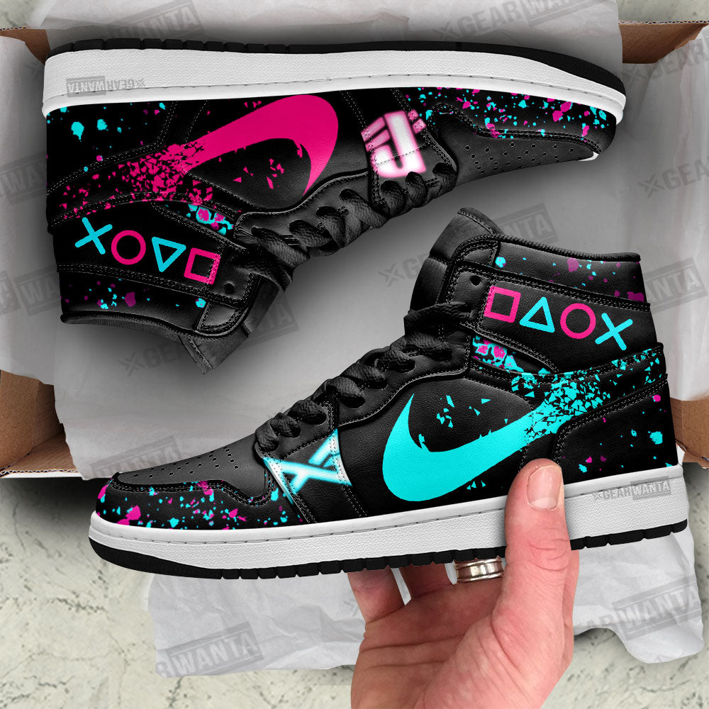 PS4 DualShock 4 Game Controler J1s Sneakers Gifts Idea For Fans TT27