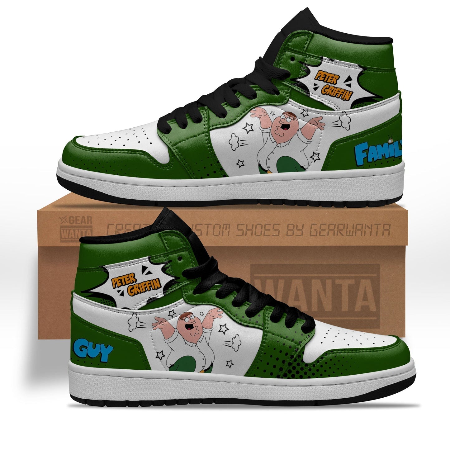 Peter Griffin JDs Sneakers Custom Family Guy Shoes