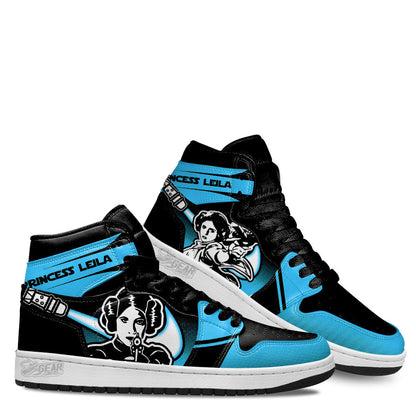 Princess Leila Star Wars J1s Sneakers Gifts Idea For Fans TT26