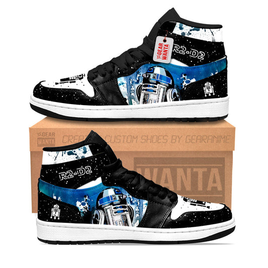 R2-D2 Star Wars J1s Sneakers Custom PT21
