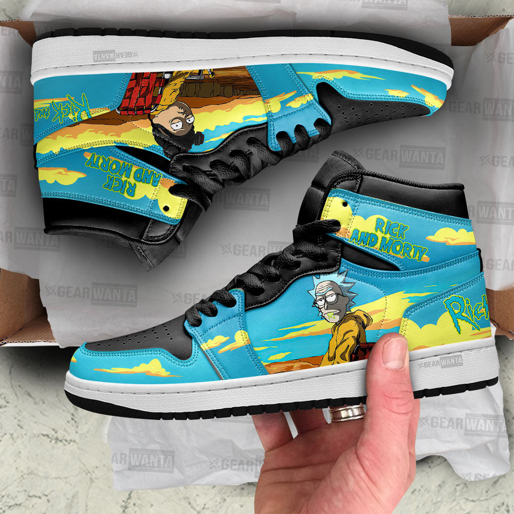 Rick and Morty Crossover Breaking Bad J1S Sneakers