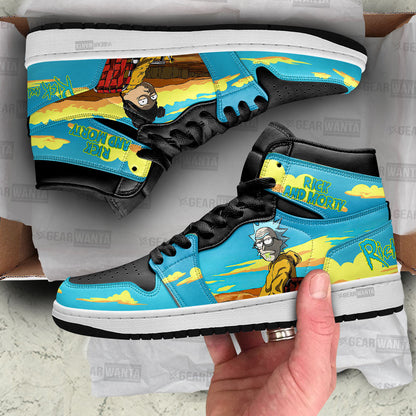 Rick and Morty Crossover Breaking Bad J1S Sneakers