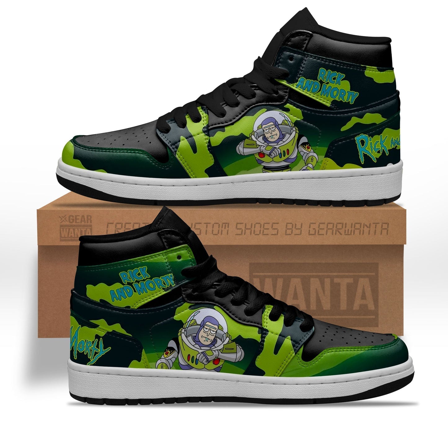 Rick and Morty Crossover Toy Story J1S Sneakers